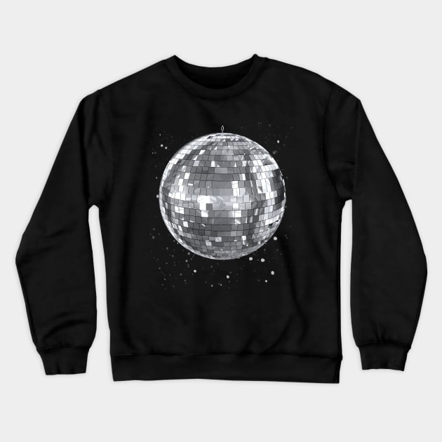 Disco Ball Silver Crewneck Sweatshirt by aesthetice1